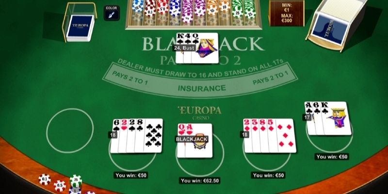 Cách Chơi Blackjack Online Tại FM88 Chuyên Nghiệp Giúp Thắng Lớn 2 Người chơi có blackjack sẽ thắng gấp nhiều lần tiền cược