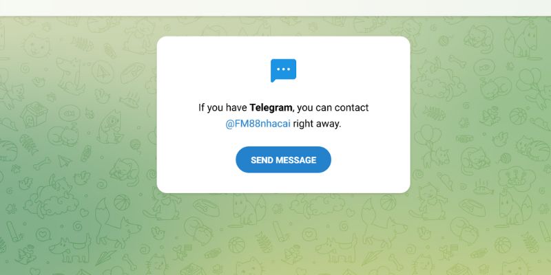 cách nhận hỗ trợ từ nhà cái Liên hệ qua Telegram